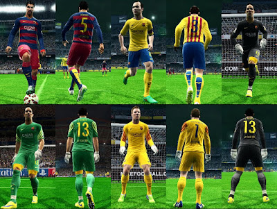 PES 2013 FC Barcelona Complete GDB 2015-16 by Nach