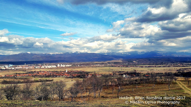 Hotarel, Bihor, Romania in martie 2017 ; satul Hotarel comuna Lunca judetul Bihor Romania