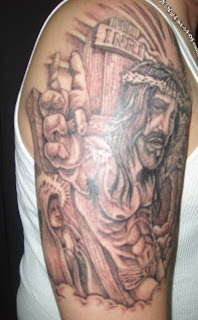 jesus tattoos, tattoos