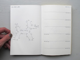 diary with connect-the-dots puzzle