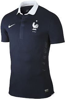 Grosir Jersey Grade Ori France Home Official World Cup Jersey 2014 - Brazil