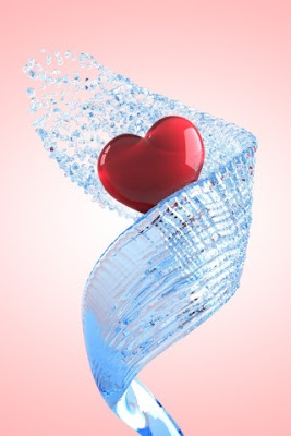 3D Heart iPhone 4 Wallpapers,3D iphone wallpapers