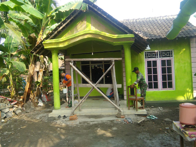 Rumah Kusnah Mulai Bersinar Berkat TMMD Kodim Klaten