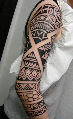 tattoos on arm tribal. full arm tattoo designs. tattoos on arm tribal.