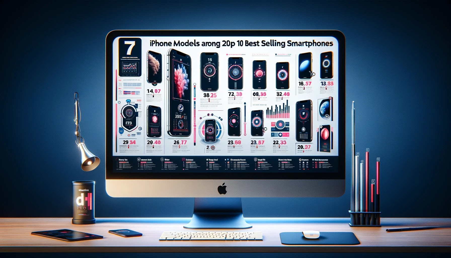 7 iPhone Models Among 2023's Top 10 Best Selling Smartphones 2023 was a watershed year for Apple as the tech titan dominated the global smartphone market, with seven of its iPhone models taking the top 10 spots by sales, according to a report from Counterpoint Research.