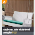  Coral Coast Soho Wicker Porch Swing For $123