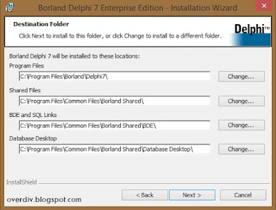 Tutorial / Cara Install Borland Delphi 7 Di Windows 7, Windows 8, dan Windows 10