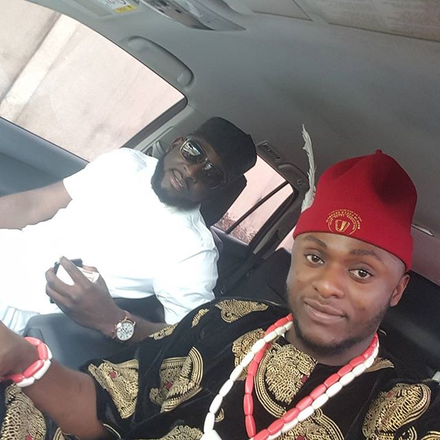 Photos from Lilian Esoro and Ubi Franklin's ongoing traditional wedding