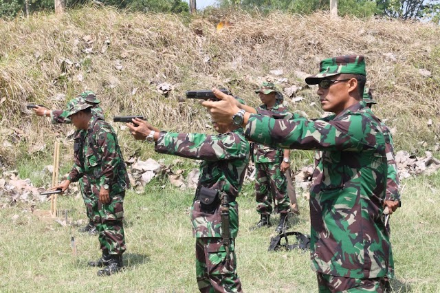 KODIM 0726/SKH LATIHAN MENEMBAK