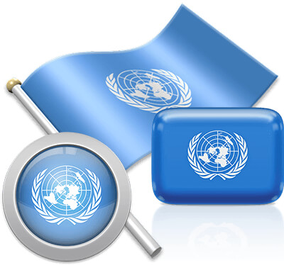 United Nations flag icons pictures collection