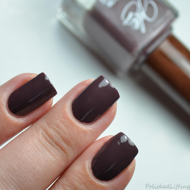 brown nail polish