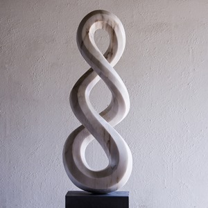 Skipping Jo: PORTUGUESE MARBLE, 2013: W 40cm, H 115 cm, D 22 cm; SOLD