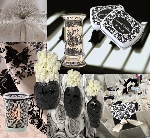 Some Tips for Black and White Wedding Decorations 2015