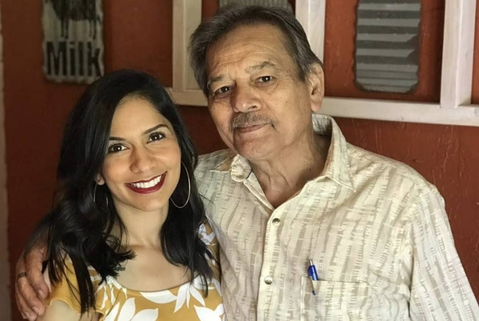 Sandra and her father