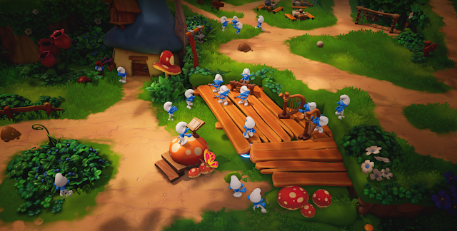 Smurf Dreams Video Game Screenshots