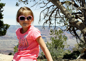Tessa at Hopi Point, Grand Canyon - South Rim.