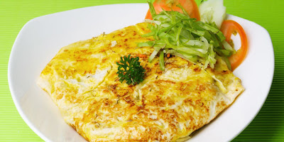 Nasi Goreng Bungkus Telur Dadar