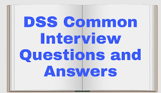 DSS Common Interview Questions and Answers