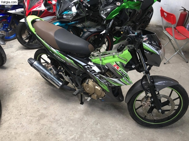 Sơn Suzuki Raider màu xanh z1000 cực đẹp