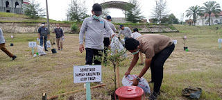 Peringati HPSN Tingkat Provinsi di Aceh Timur, Panitia Gelar Donor Darah dan Tanam Pohon Maret 28, 2022