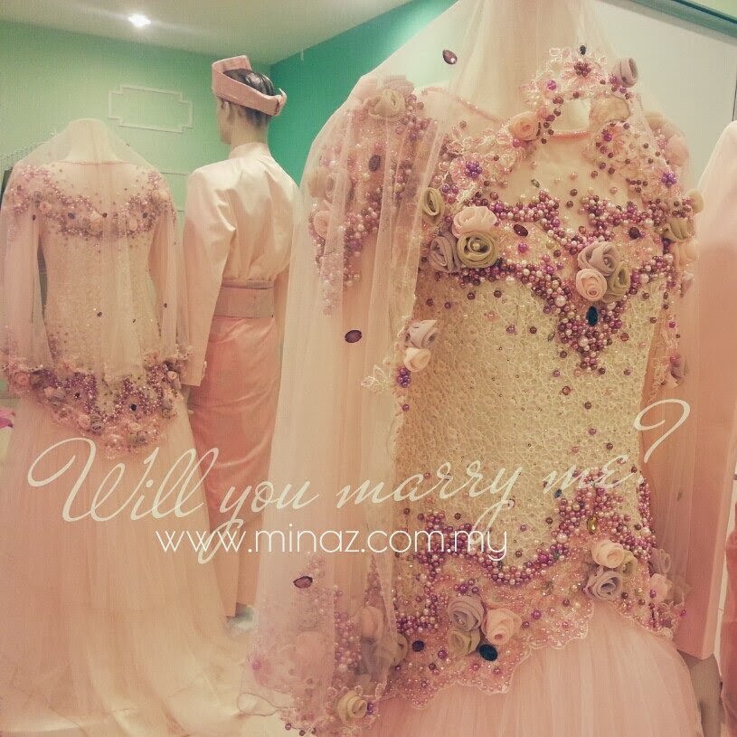 (8 GAMBAR)Baju Pengantin 2014  Yang saya suka!!  pink 