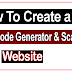 QR Code generator and scanner PHP Script