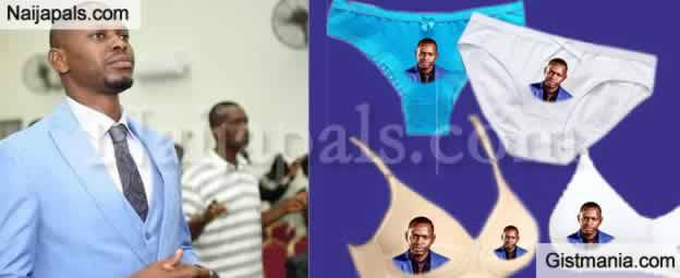 LADIES: Have You All Bought From The Abuja Pastor, Dr. JS Yusuf Who Recently Released "Miracle" Pants and Bras With His Face On Them, To Help Women Attract Husbands & Kill Diseases?