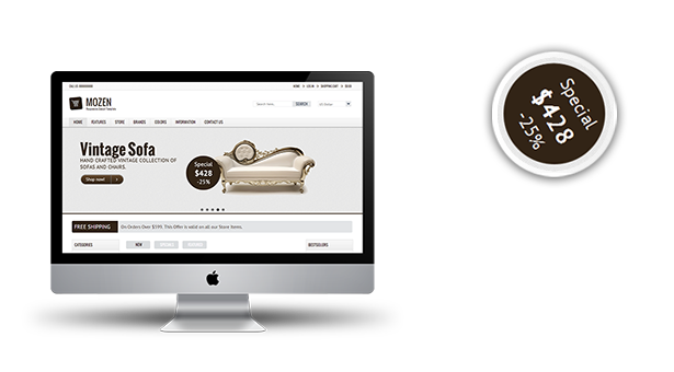 Responsive slideshow with zencart