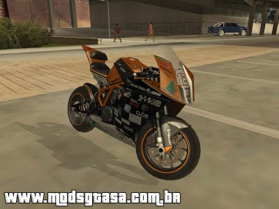 KTM 1190 RC8 R para GTA San Andreas