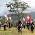 KAPOLRES PATI PIMPIN PENGIBARAN BENDERA MERAH PUTIH DI ATAS KETINGGIAN 1.356 DPL