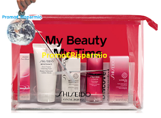 Logo Regalo sicuro : il Kit ''My Beauty My Time'' con 5 prodotti Shiseido