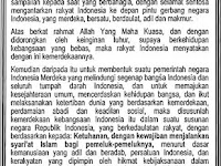 Rumusan Dasar Negara Dalam Naskah Piagam Jakarta