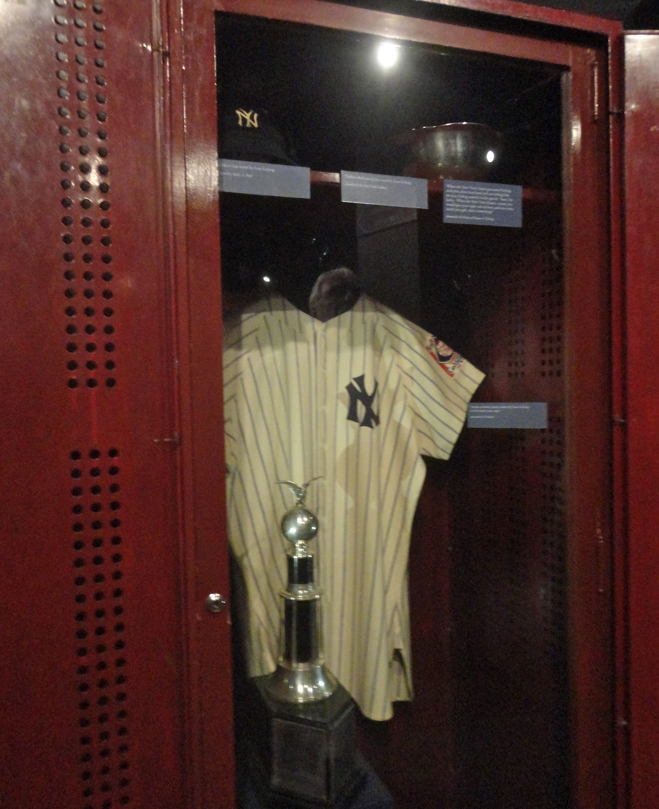 Lou Gehrig's uniform.