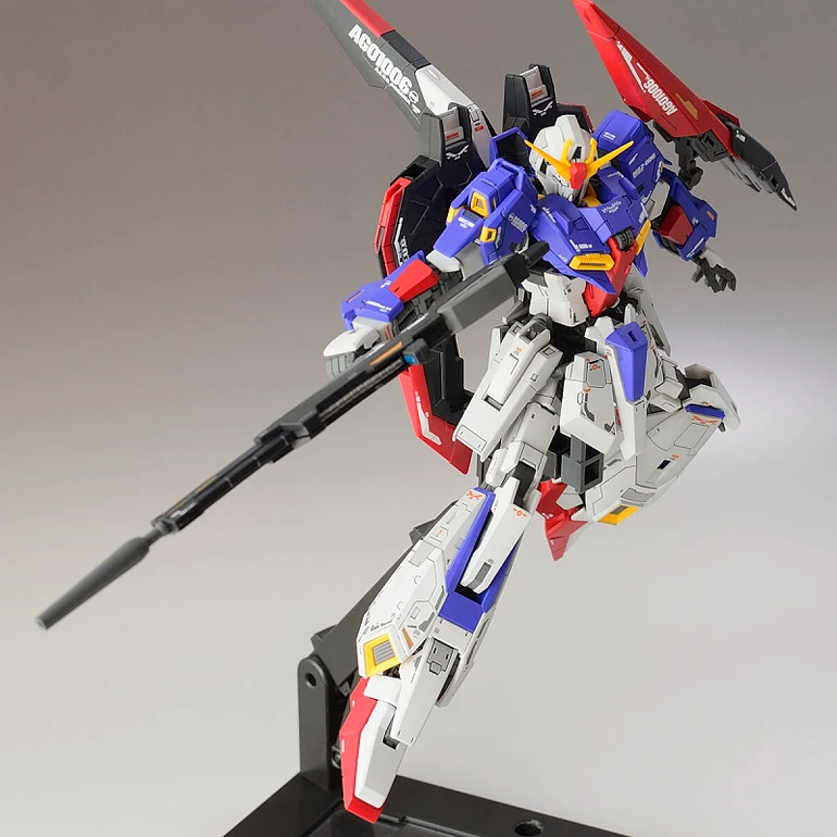 Custom Build: RG 1/144 MSZ-006 Zeta Gundam + Hyper Mega Launcher