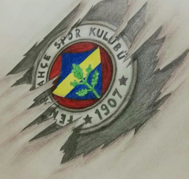 Fenerbahçe logo çizimi #fenerbahçe #logo #çizimvideoları