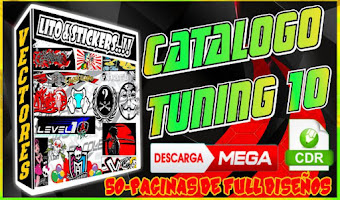 📂Catalogo de Diseños Tuning #10 Para Corte en Plotter