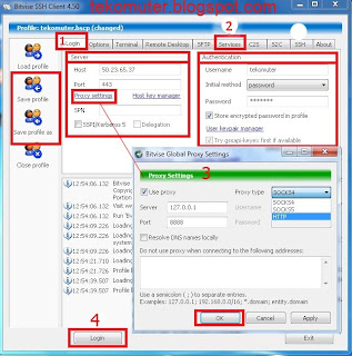 Cara menggunakan Bitvise SSH Client ( ESTEH)