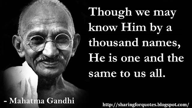 Mahatma Gandhi Inspirational Quotes - 09 | Sharing for Quotes