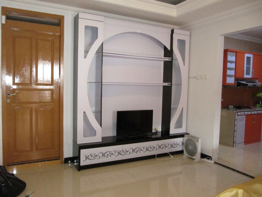  Rak  TV  Background Dinding  Untuk Rumah