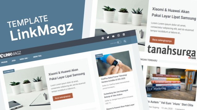 LinkinMagz V1.5 Responsive Blogspot Template - Responsive Blogger Template