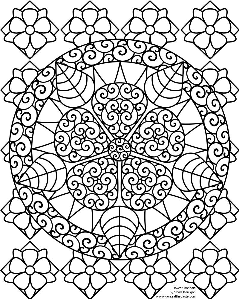 Download Mandala - Best Coloring Pages | Minister Coloring