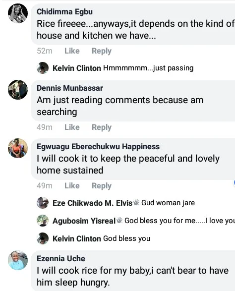 Your husband returns home at 12 midnight, you serve him Eba and he asks for rice. Will you cook it? - Nigerian women respond