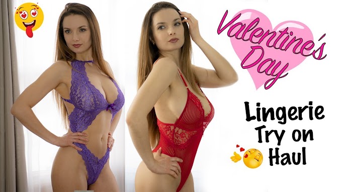 CHEAP LINGERIE HAUL TRY ON FOR VALENTINE'S DAY | REVIEW DEAR-LOVER