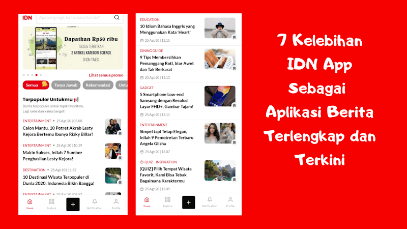 7 Kelebihan IDNApp Sebagai Aplikasi Berita Terlengkap dan Terkini