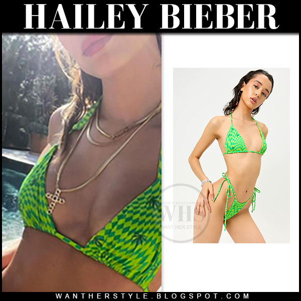 Hailey Bieber in a Cutout Onesie From Frankies Bikinis