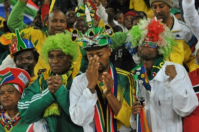 sudafrica 2010: fotos de fanaticos, hinchas y simpatizantes