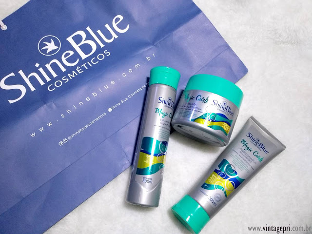 #Testei: Linha Magic Curls (Shine Blue Cosméticos)