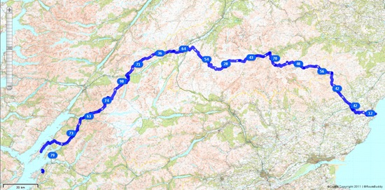 TGO 2013 ROUTE