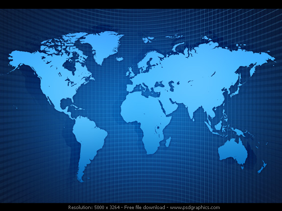 3d View Picture 3d World Map