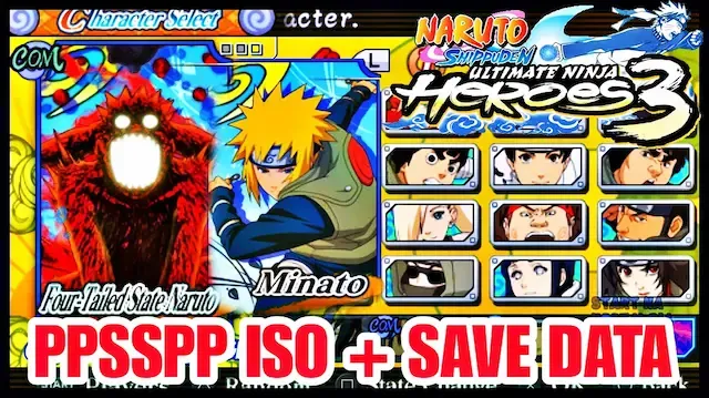 naruto shippuden ultimate ninja storm 3 ppsspp iso